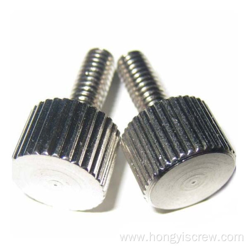 Factory Stainless Steel aluminum Knurled Head Thumb Screw